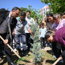 Engellilerle fidan dikimi (5)